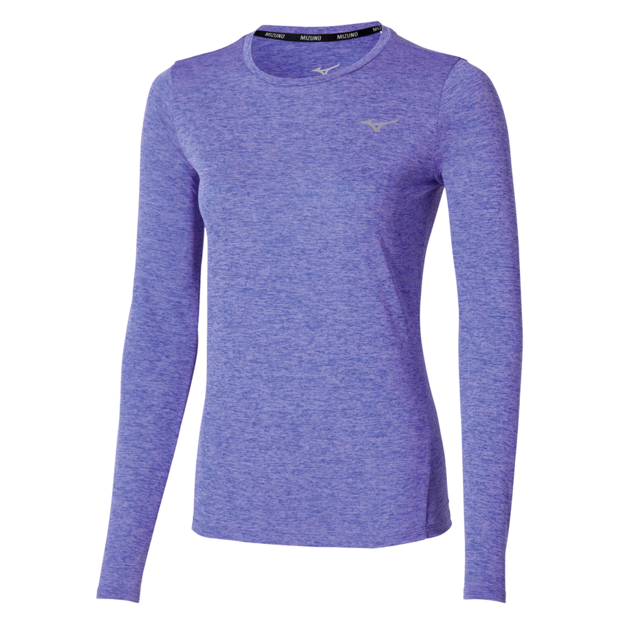 Mizuno Core Impulse Long Sleeve tee Iris Bloom